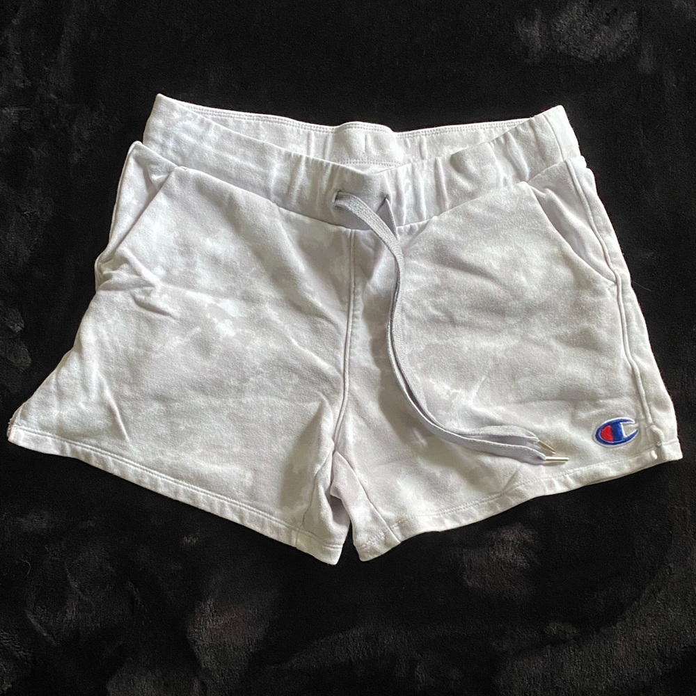 Champion Women's Athletic Shorts - Light Gray